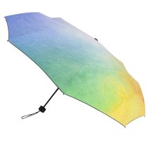 yanfind Umbrella Manual Turquoise Art Abstract Space Painterly Watercolor Paints Beauty Craft Purple Flowing Windproof waterproof anti-ultraviolet protection golf umbrella