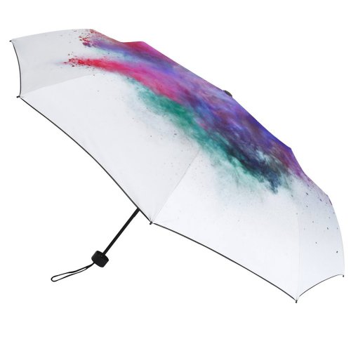 yanfind Umbrella Manual Bizarre Growth Denmark Studio Talcum Beauty Face Artificial Purple Shot Vibrant Powder Windproof waterproof anti-ultraviolet protection golf umbrella