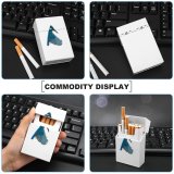 yanfind Cigarette Case Cute Fish Wing Perfection Beauty Awe Ornithology Feather Bird East Hovering Beak Hard Plastic Crushproof Cigarette Case