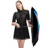 yanfind Umbrella Manual Shiny Sharp Corner Beam Surreal Direction Straight Art China Innovation Arrow Windproof waterproof anti-ultraviolet protection golf umbrella
