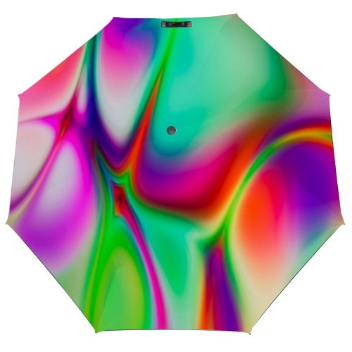 yanfind Umbrella Manual Gasoline Glowing Social Oyster Futuristic Smooth Issues Hologram Neon Vitality Generated Windproof waterproof anti-ultraviolet protection golf umbrella