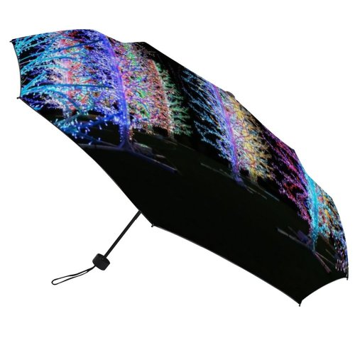 yanfind Umbrella Manual Glowing December Happiness Tree Christianity England Canary Bulb Treelined Christmas Electric Windproof waterproof anti-ultraviolet protection golf umbrella