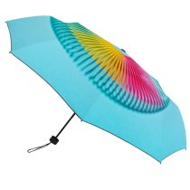 yanfind Umbrella Manual Turquoise Games Rebound Simplicity Toy Spring Childhood Curled Bending Flexibility Stretching Vitality Windproof waterproof anti-ultraviolet protection golf umbrella
