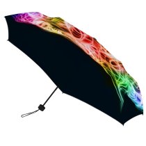 yanfind Umbrella Manual Glowing Brainstorming Illness Genius Imagination Mental Innovation Brain Science Solution Light Abstract Windproof waterproof anti-ultraviolet protection golf umbrella