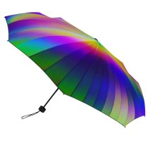 yanfind Umbrella Manual Glowing Effects Brightly Futuristic Beam Rainbow Changing Perception Physics Windproof waterproof anti-ultraviolet protection golf umbrella
