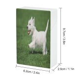 yanfind Cigarette Case Cheerful Dog Outdoors Lawn Agricultural Running Side Field Vitality Grass Highland West Hard Plastic Crushproof Cigarette Case