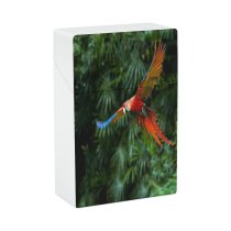 yanfind Cigarette Case Spread Wild Macaw Focus Mid Parrot Wildlife Outdoors Freedom Singapore Hard Plastic Crushproof Cigarette Case