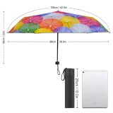 yanfind Umbrella Manual Relaxation Tranquility Idyllic Parasol Heat Blended Beauty Journey Beach Cocktail Windproof waterproof anti-ultraviolet protection golf umbrella