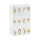 yanfind Cigarette Case Saturated Transparent Leaf Rainbow Vitality Spectrum Purple Design Layered Fanned Vibrant Floral Hard Plastic Crushproof Cigarette Case