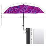 yanfind Umbrella Manual Natural Dye Liquid Splattered Bubble Magnification Chemistry Oil Art Abstract Morphing 001 Windproof waterproof anti-ultraviolet protection golf umbrella