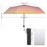 yanfind Umbrella Manual Sky Natural Sunset Abstract Dusk Light Gradient Australia Beauty Purple Summer Windproof waterproof anti-ultraviolet protection golf umbrella
