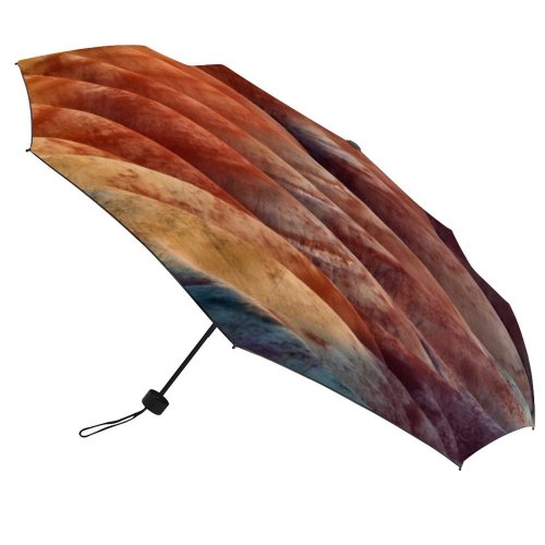 yanfind Umbrella Manual Glowing Hills Dry Dramatic Desert Awe Scenics Eroded Purple National Gold Windproof waterproof anti-ultraviolet protection golf umbrella