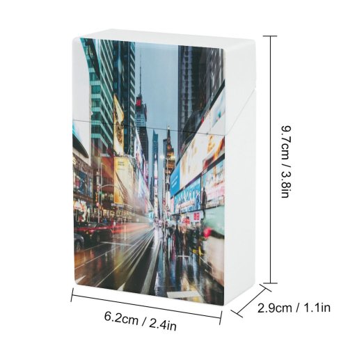 yanfind Cigarette Case Restaurant Advertisement Car Place Digital Signage Nightlife Beauty Dark Neon Selling Travel Hard Plastic Crushproof Cigarette Case
