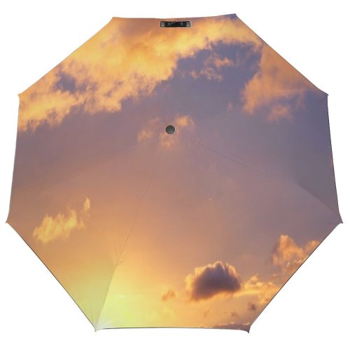 yanfind Umbrella Manual Sky Natural Pastel Simplicity Idyllic England Scene UK Dramatic Awe Windproof waterproof anti-ultraviolet protection golf umbrella