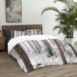 yanfind Bedding Set of 3 (1 Cover, 2 Bed Pillowcase Without Sheet)Birch Images Christmas Land Flora Pine Landscape Snow Wallpapers Plant Outdoors Tree Duvet Cover personalization