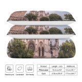 yanfind Bedding Set of 3 (1 Cover, 2 Bed Pillowcase Without Sheet)City Images Castle Building Metropolis Dame Wallpapers Moat De Architecture Outdoors Duvet Cover personalization