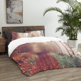 yanfind Bedding Set of 3 (1 Cover, 2 Bed Pillowcase Without Sheet)Images Path Fall Autumn Land Flora HQ Landscape Public Wallpapers Plant Outdoors Duvet Cover personalization