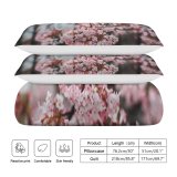 yanfind Bedding Set of 3 (1 Cover, 2 Bed Pillowcase Without Sheet)Bokeh Images Flush Colorful Flora Grass Wallpapers Plant Garden Free Forest Duvet Cover personalization
