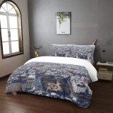 yanfind Bedding Set of 3 (1 Cover, 2 Bed Pillowcase Without Sheet)City Images Cathédrale Building Landscape Aerial Notre Dame Wallpapers De Architecture Outdoors Duvet Cover personalization