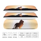 yanfind Bedding Set of 3 (1 Cover, 2 Bed Pillowcase Without Sheet)Images Photo Wild King Wallpapers Imagination Rock Pictures Sunset Duvet Cover personalization
