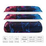 yanfind Bedding Set of 3 (1 Cover, 2 Bed Pillowcase Without Sheet)Images Night Glitter Darkness Wallpapers Future Neon Lights Strobist Duvet Cover personalization