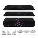yanfind Bedding Set of 3 (1 Cover, 2 Bed Pillowcase Without Sheet)Images Night Amsterdam Texture Colour Wallpapers Outdoors Free Dark Pictures Purple Conceptual Duvet Cover personalization