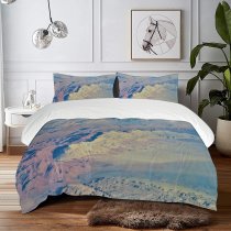 yanfind Bedding Set of 3 (1 Cover, 2 Bed Pillowcase Without Sheet)Images Landscape Aerial Snow Wallpapers Outdoors Scenery Tahran Art Pictures İran Duvet Cover personalization