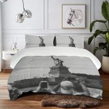 yanfind Bedding Set of 3 (1 Cover, 2 Bed Pillowcase Without Sheet)Images Ocean River Wallpapers Boat Sea Architecture York Brick Monument Art Pictures Duvet Cover personalization