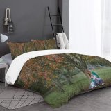yanfind Bedding Set of 3 (1 Cover, 2 Bed Pillowcase Without Sheet)Caerdydd Images Fall Autumn Mother Nursing Park Grass Wallpapers Tree Feeding Pictures Duvet Cover personalization