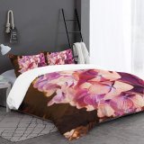 yanfind Bedding Set of 3 (1 Cover, 2 Bed Pillowcase Without Sheet)Geranium Images Plant Autumn Commons Rose Flower Petal Creative Smartphone Flowers Duvet Cover personalization