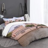 yanfind Bedding Set of 3 (1 Cover, 2 Bed Pillowcase Without Sheet)City Images Castle Ditch Building Canal Metropolis Wallpapers Moat Architecture Outdoors Duvet Cover personalization