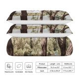 yanfind Bedding Set of 3 (1 Cover, 2 Bed Pillowcase Without Sheet)Images Landscape Wallpapers Plant Lake Outdoors Tree Summer Trunk Time Pictures Creative Duvet Cover personalization