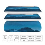 yanfind Bedding Set of 3 (1 Cover, 2 Bed Pillowcase Without Sheet)Images Night HQ Starry Landscape Sky Dusk Wallpapers Outdoors Evening Stock Duvet Cover personalization