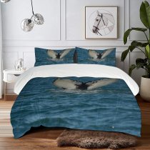 yanfind Bedding Set of 3 (1 Cover, 2 Bed Pillowcase Without Sheet)Dive Images Iceland Ocean Ripple Tail Wallpapers Sea Outdoors Duvet Cover personalization