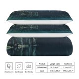 yanfind Bedding Set of 3 (1 Cover, 2 Bed Pillowcase Without Sheet)Fir Images Greenery Snow Wallpapers Plant Lake Outdoors Tree Di Abies Duvet Cover personalization