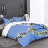 yanfind Bedding Set of 3 (1 Cover, 2 Bed Pillowcase Without Sheet)Images Ogorod Spring Flowers Public Wallpapers Plant Garden Pictures Cherry Flower Plum Duvet Cover personalization