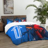 yanfind Bedding Set of 3 (1 Cover, 2 Bed Pillowcase Without Sheet)City Images Shanghai Night Wallpapers Travel Urban Free Future Neon Alphabet Duvet Cover personalization