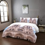 yanfind Bedding Set of 3 (1 Cover, 2 Bed Pillowcase Without Sheet)City Images Building Wallpapers Architecture Urban Stock Free Church Spire Cathedral Duvet Cover personalization