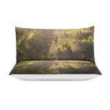 yanfind Bedding Set of 3 (1 Cover, 2 Bed Pillowcase Without Sheet)Images Land Landscape Aerial Wallpapers Plant Outdoors Tree Scenery Stock Free Art Duvet Cover personalization