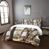 yanfind Bedding Set of 3 (1 Cover, 2 Bed Pillowcase Without Sheet)Images Landscape Wallpapers Plant Lake Outdoors Tree Summer Trunk Time Pictures Creative Duvet Cover personalization