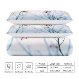 yanfind Bedding Set of 3 (1 Cover, 2 Bed Pillowcase Without Sheet)Geranium Images Bud Christmas Floral HQ Petal Wallpapers Plant Tree Stock Duvet Cover personalization