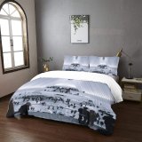 yanfind Bedding Set of 3 (1 Cover, 2 Bed Pillowcase Without Sheet)City Images Terminal Night Building Center Manhattan Lobby Wallpapers Architecture Hurry Duvet Cover personalization