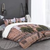yanfind Bedding Set of 3 (1 Cover, 2 Bed Pillowcase Without Sheet)City Images Castle Building Metropolis Dame Wallpapers Moat De Architecture Outdoors Duvet Cover personalization