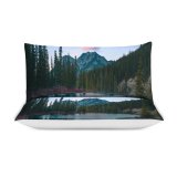 yanfind Bedding Set of 3 (1 Cover, 2 Bed Pillowcase Without Sheet)Fir Images Public Wallpapers Lake Plant Ab Outdoors Tree Abies Mount Ponds Duvet Cover personalization