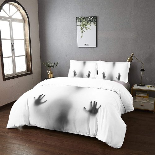 yanfind Bedding Set of 3 (1 Cover, 2 Bed Pillowcase Without Sheet)Despair Sad Images Hopeless Stress Fog Blog Mist Curtain Wallpapers Horror Halloween Duvet Cover personalization