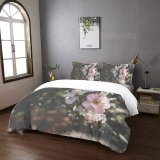 yanfind Bedding Set of 3 (1 Cover, 2 Bed Pillowcase Without Sheet)Geranium Images British Rose Floral Petal Flowers Public Wallpapers Plant Garden English Duvet Cover personalization