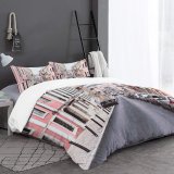 yanfind Bedding Set of 3 (1 Cover, 2 Bed Pillowcase Without Sheet)City Images Neighborhood Building HQ Lisbon Wallpapers Car Architecture Travel Urban Free Duvet Cover personalization
