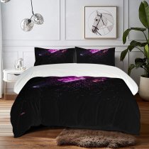 yanfind Bedding Set of 3 (1 Cover, 2 Bed Pillowcase Without Sheet)Images Night Glitter Wather Max Wallpapers Shotoniphone Car Free Neon Crystal Duvet Cover personalization