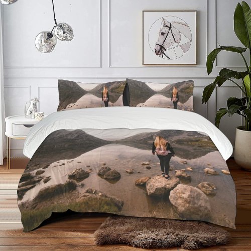 yanfind Bedding Set of 3 (1 Cover, 2 Bed Pillowcase Without Sheet)Images Spain Shoe Sea Wallpapers De Outdoors Footwear Lagos Rock Duvet Cover personalization