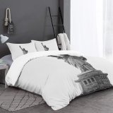 yanfind Bedding Set of 3 (1 Cover, 2 Bed Pillowcase Without Sheet)City Images Building Wallpapers Architecture States York Monument Ny Art Pictures Duvet Cover personalization